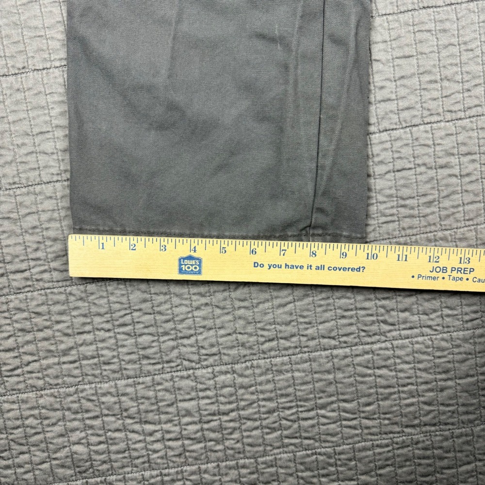 Dickies Carpenter Pants Men 36x32 Gray Canvas Workwear Utility Distressed Faded - Picture 15 of 16